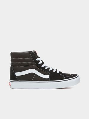 Vans Junior Black/White Sk8-Hi Suede Sneaker