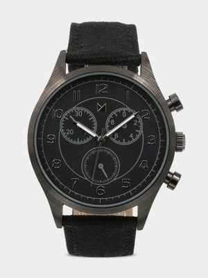 Men's Markham Casual Mock Chrono Black Watch