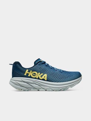 Mens Hoka Rincon 3 Blue/Gold Running Shoes
