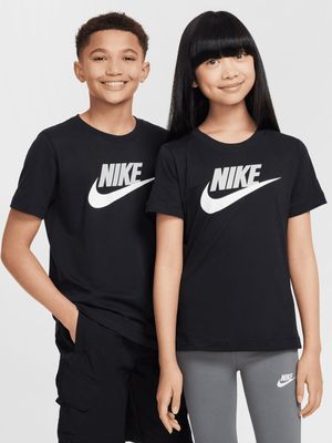 Boys Nike Sportswear Black Tee