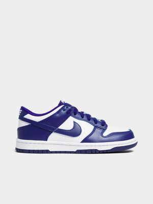 Nike Junior Dunk Low White/Blue Low Sneaker