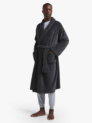 Men's Charcoal Gown