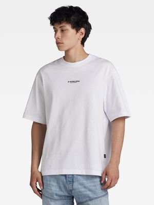 G-Star Men's Center Chest Boxy White T-Shirt