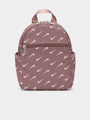 Nike Unisex AOP Sportswear Futura 365 Brown Backpack