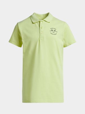 Younger Boy's Lime Green Golfer