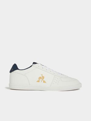 Mens Le Coq Sportif Vecchio White & Navy Sneakers