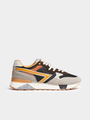 Men's Relay Jeans Retro Runner Grey/Orange Sneaker