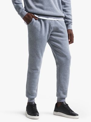 Men's Grey Melange Joggers