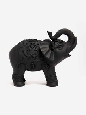 Jet Home Black Textured Eliphant Trunk