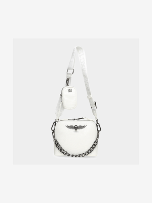 Women's Steve Madden White   Crossbody Bag