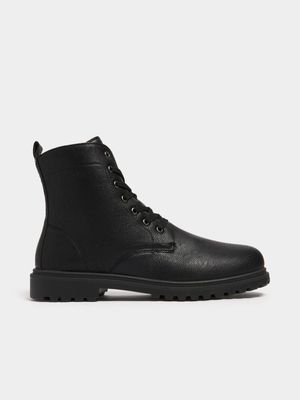 Jet Men's Black Worker Boot