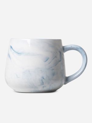 Swirl Marble Mug Blue 370ml