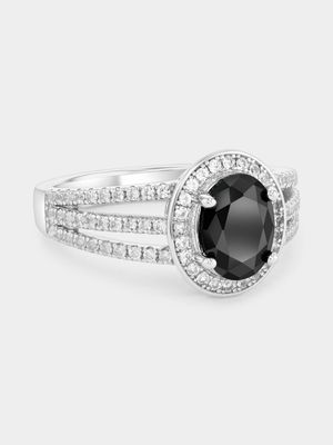 925 Silver Oval Spinel Women's Ring