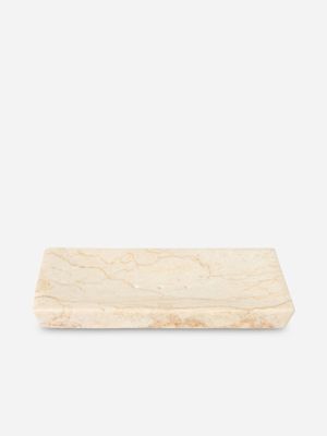 Beige Marble Soap Dish