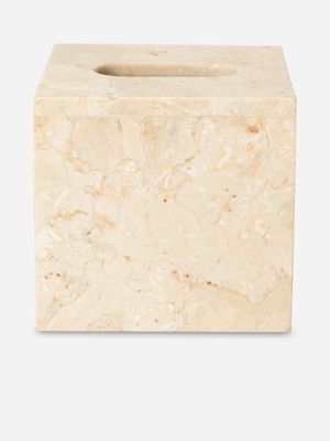 Beige Marble Tissue Box