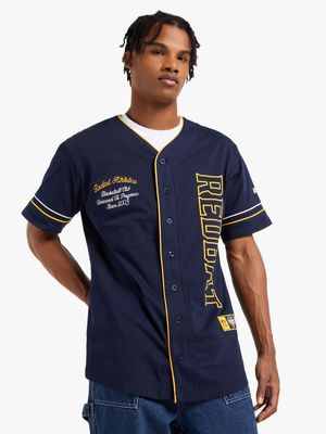 Redbat Athletics Men's Navy Baseball T-Shirt