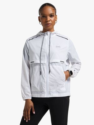 Womens TS Performance Zip Through White Jacket