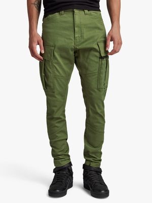 G-Star Men's Zip Pocket 3D Skinny Cargo Green Pants