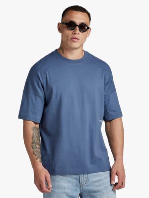 G-Star Men's Motion Boxy Vintage Indigo T-Shirt
