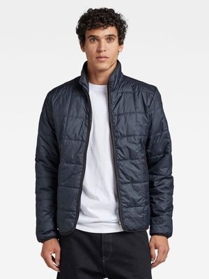G-Star Men's Light Weight Blue Quilted Jacket