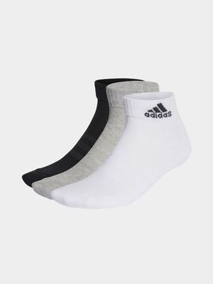 adidas Multi 3 Pack Ankle Socks