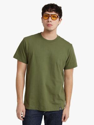 G-Star Men's Essential Loose Shadow Olive T-Shirt