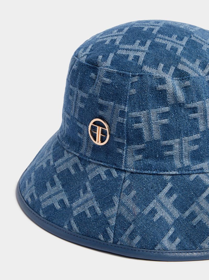 Bold FF Denim Bucket Hat - Bash.com