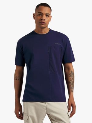 Men's Relay Jeans Concealed Pocket Blue T-Shirt