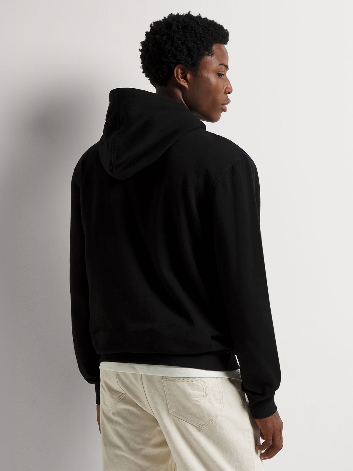 Men's Relay Jeans Basic Black Hoodie - Bash.com