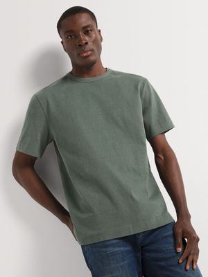 Men's Markham Sueded Jersey Green T-Shirt