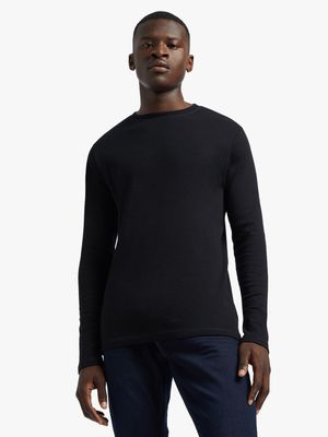 Men's Markham Longsleeve Black T-Shirt