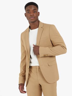Men's Markham Skinny Camel Suit Jacket