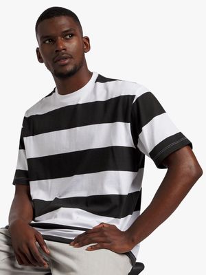 Men's Markham Bold Stripe Black/White T-Shirt