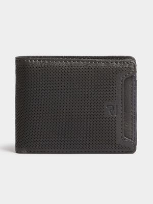 Men's Relay Jeans Pin Punch Card Holder Combo Charcoal Wallet