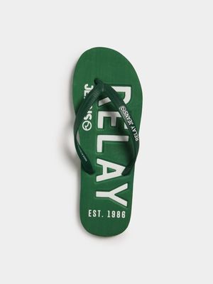 Men's Markham Emerald Green Foam Flip Flops