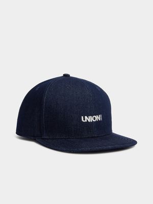 Men's Union-DNM Raw Indigo Flatbill Cap