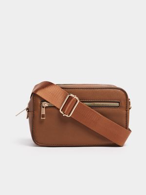 Women's Brown Crossbody Bag