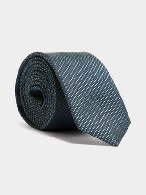 Men's Markham Two Tone Fatigue & Navy Skinny Tie