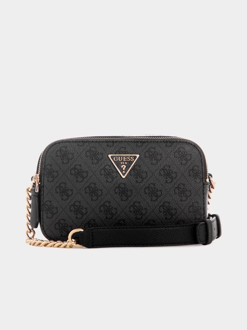 Women's Guess Black Noelle Crossbody Camera Bag - Bash.com