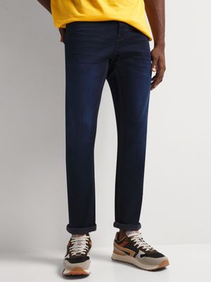 Men's Relay Jeans Sustainable Skinny Leg Dark Blue Jeans