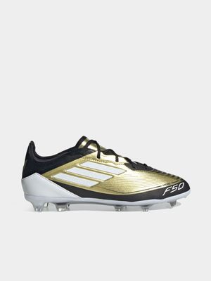 Junior adidas Messi F50 Pro Gold/Black FG Boots
