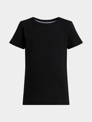 Jet Younger Boys Black Core T-Shirt