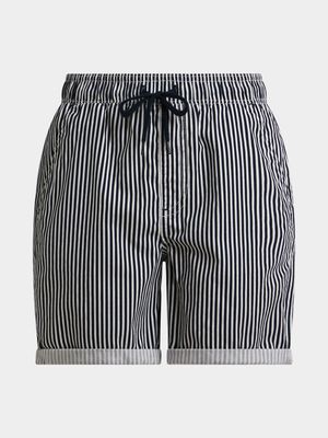 Jet Younger Boys Striped Woven Shorts