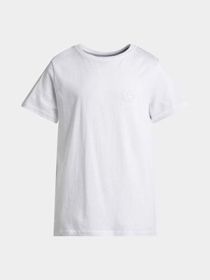 Jet Younger Boys White Core T-Shirt