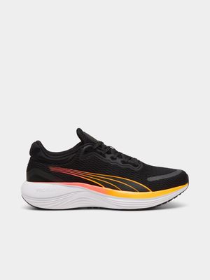 Mens Puma Scend Pro Black/Orange Running Shoes