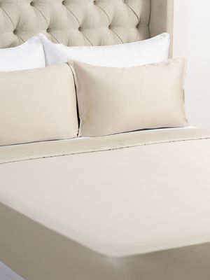 Grace Collection Smoothest Flat Sheet 200 Thread Count Natural