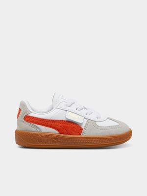 Puma Toddler White/Orange Sneaker