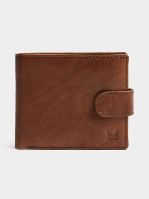 Men's Markham Tab Billfold Brown Wallet