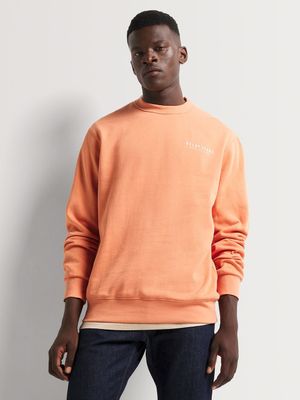 Men's Relay Jeans Basic Coral Sweat Top