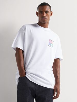 Men's Markham Creative Culture Graphic  White T-Shirt